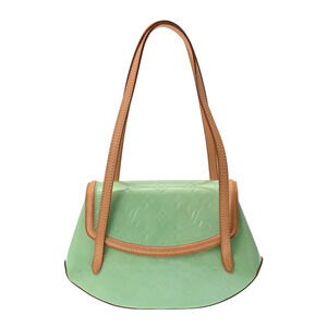 Louis Vuitton Vernis Biscayne Bay Peppermint Monogram Handbag